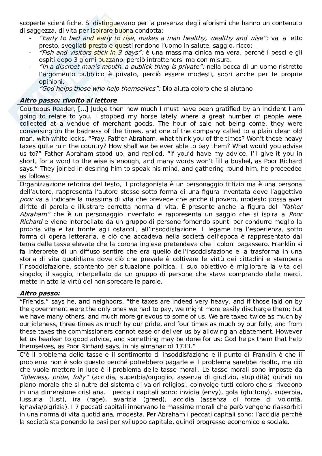 Letteratura degli Stati Uniti d'America Pag. 16