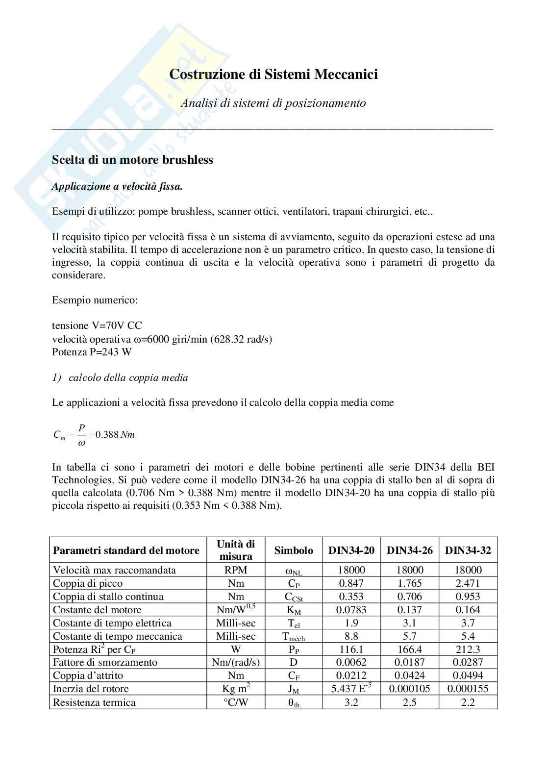 Appunti di Meccanica applicata alle macchine Pag. 1