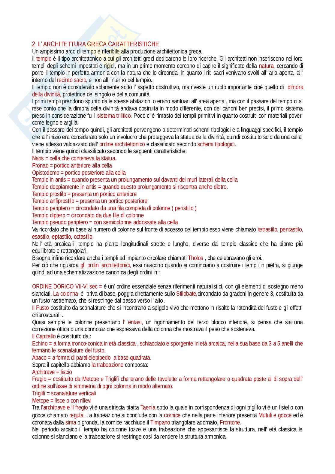 Riassunto esame Storia dell'architettura II antica e moderna, Prof. Lima Antonietta Iolanda, libro consigliato I quattro libri dell'architettura. Ediz. integrale, Palladio Pag. 2