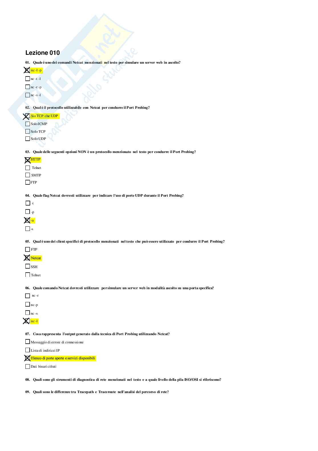 Risposte domande chiuse Security operation center specialist aggiornate 2026 Pag. 21