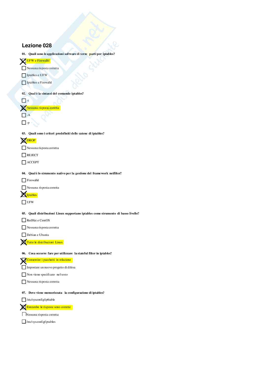 Risposte domande chiuse Security operation center specialist aggiornate 2026 Pag. 56