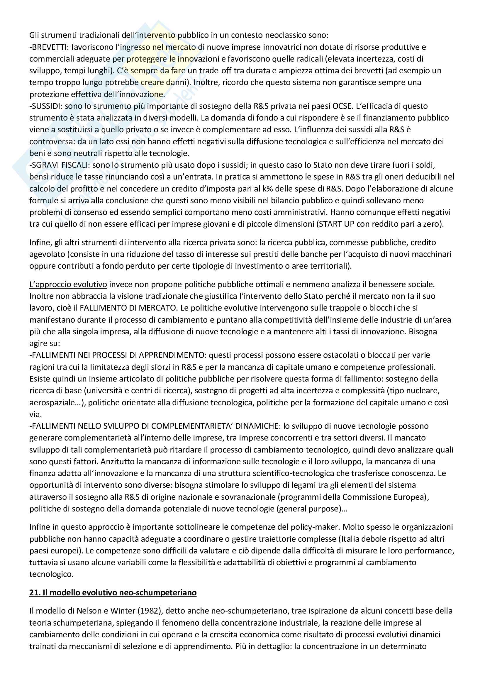 Domande Economia dell'Innovazione Pag. 26