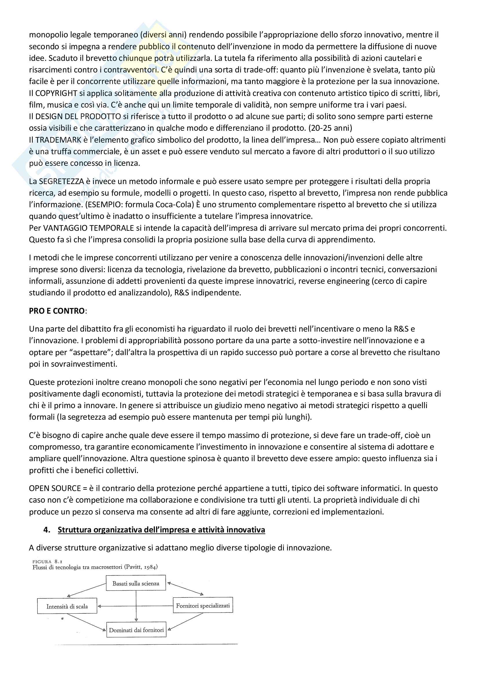 Domande Economia dell'Innovazione Pag. 6