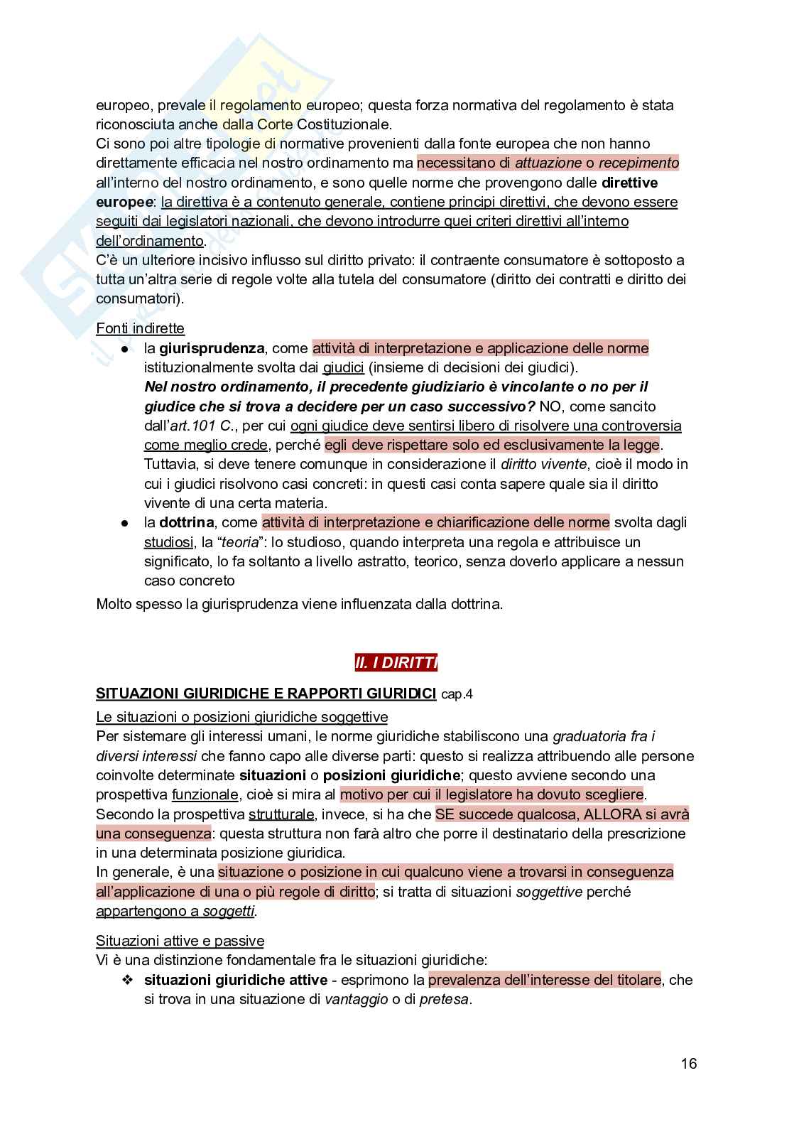 Riassunto esame Istituzioni di diritto privato, Prof. Farneti Marcello, libro consigliato Diritto privato, Roppo Pag. 16