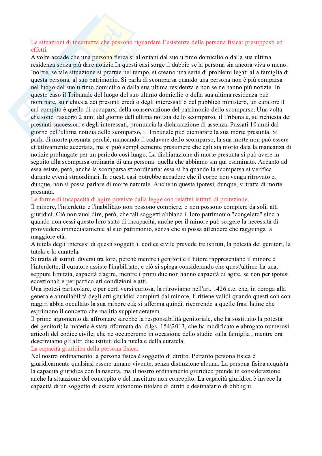 Domande aperte Diritto Privato e dello sport Pag. 2