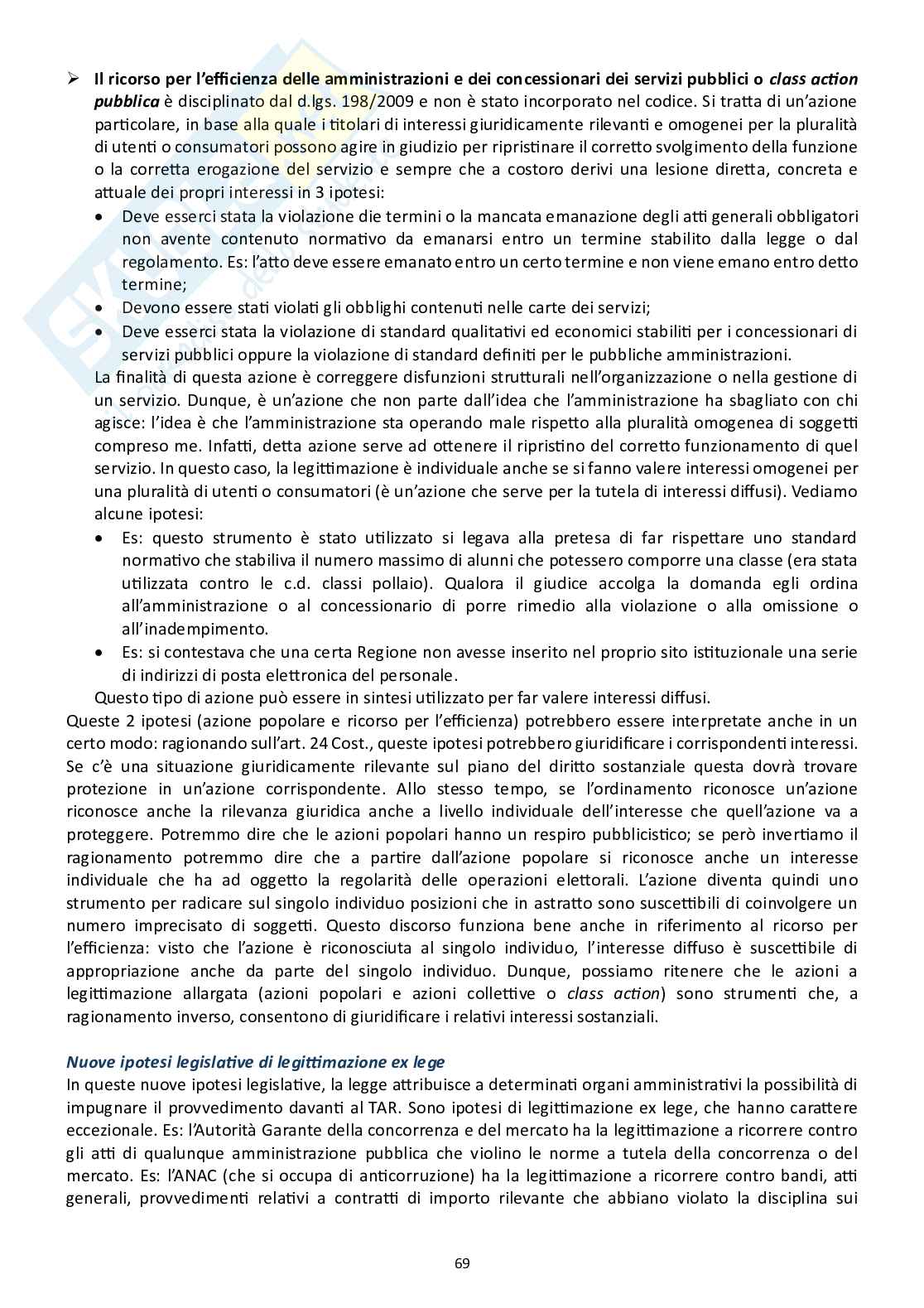 Diritto processuale amministrativo (Il processo amministrativo)  Pag. 11