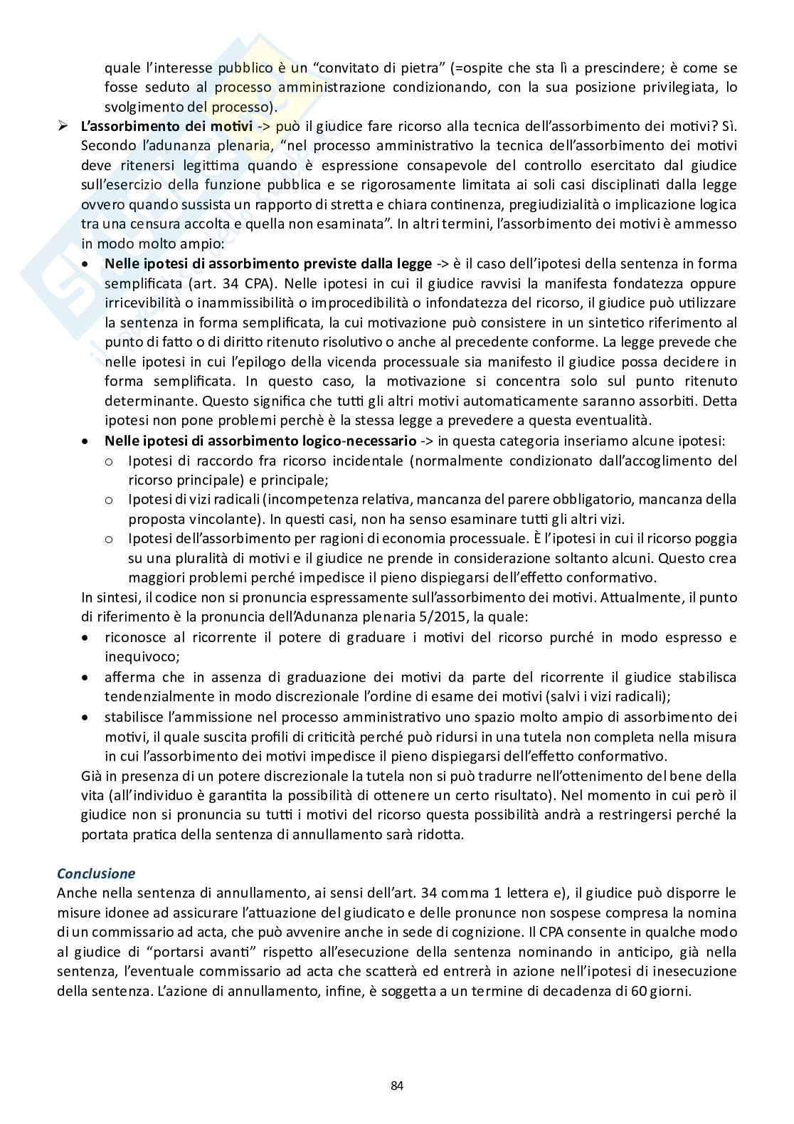 Diritto processuale amministrativo (Il processo amministrativo)  Pag. 26