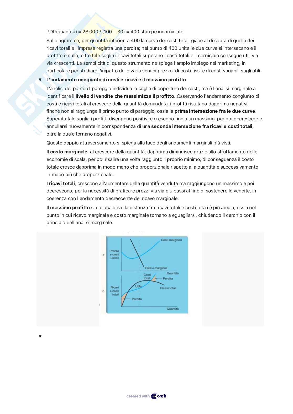 Appunti di Marketing sulla variabile prezzo Pag. 11