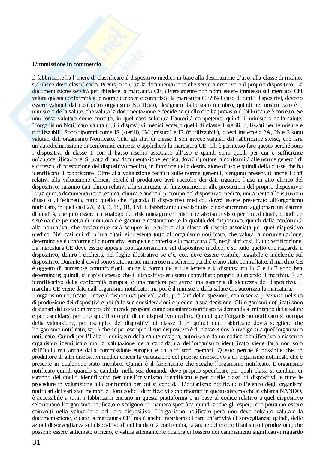 Tecnologia e legislazione farmaceutica 2 e laboratorio di preparazioni fitoterapiche Pag. 31