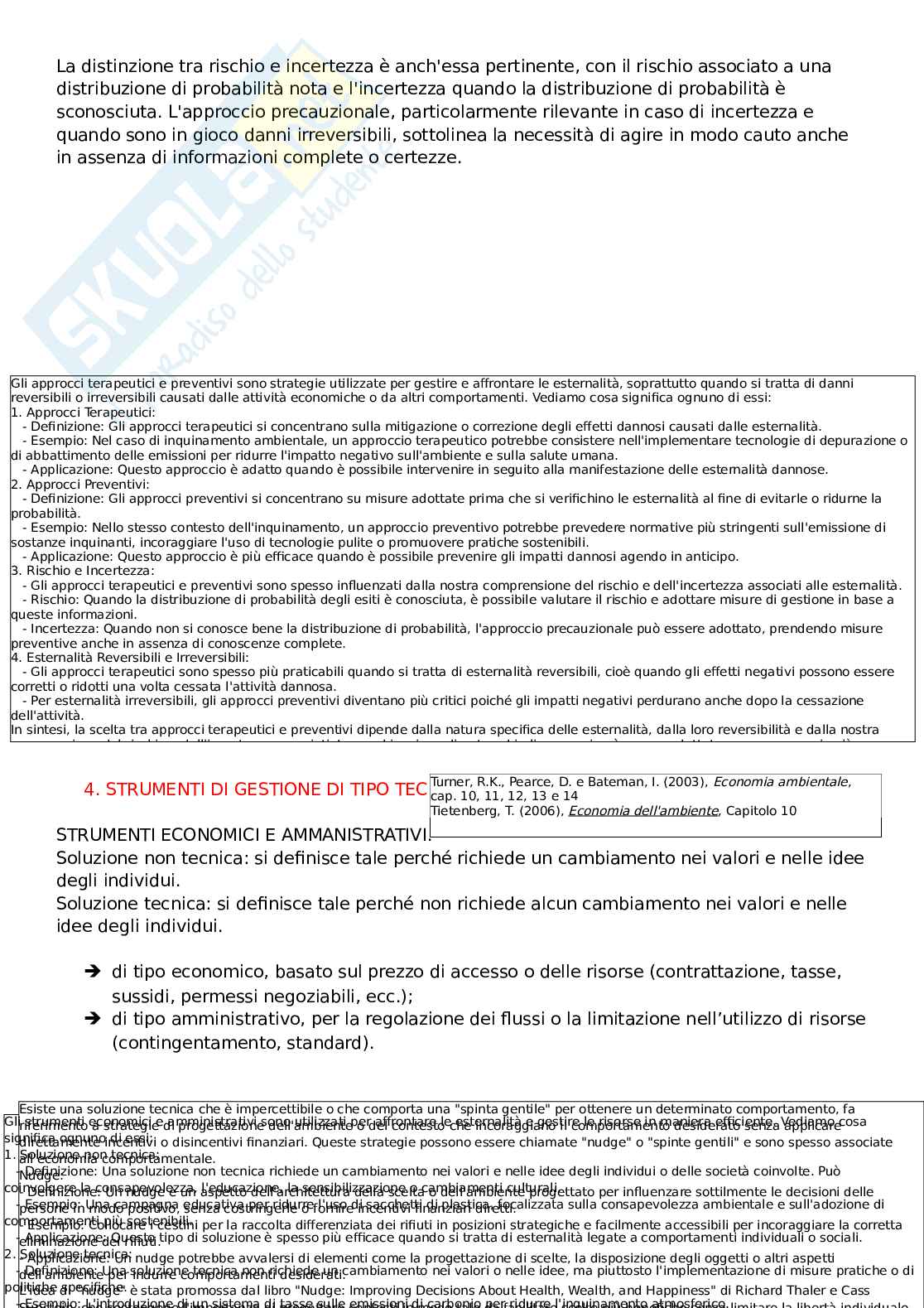 Politica economica ambientale Pag. 31