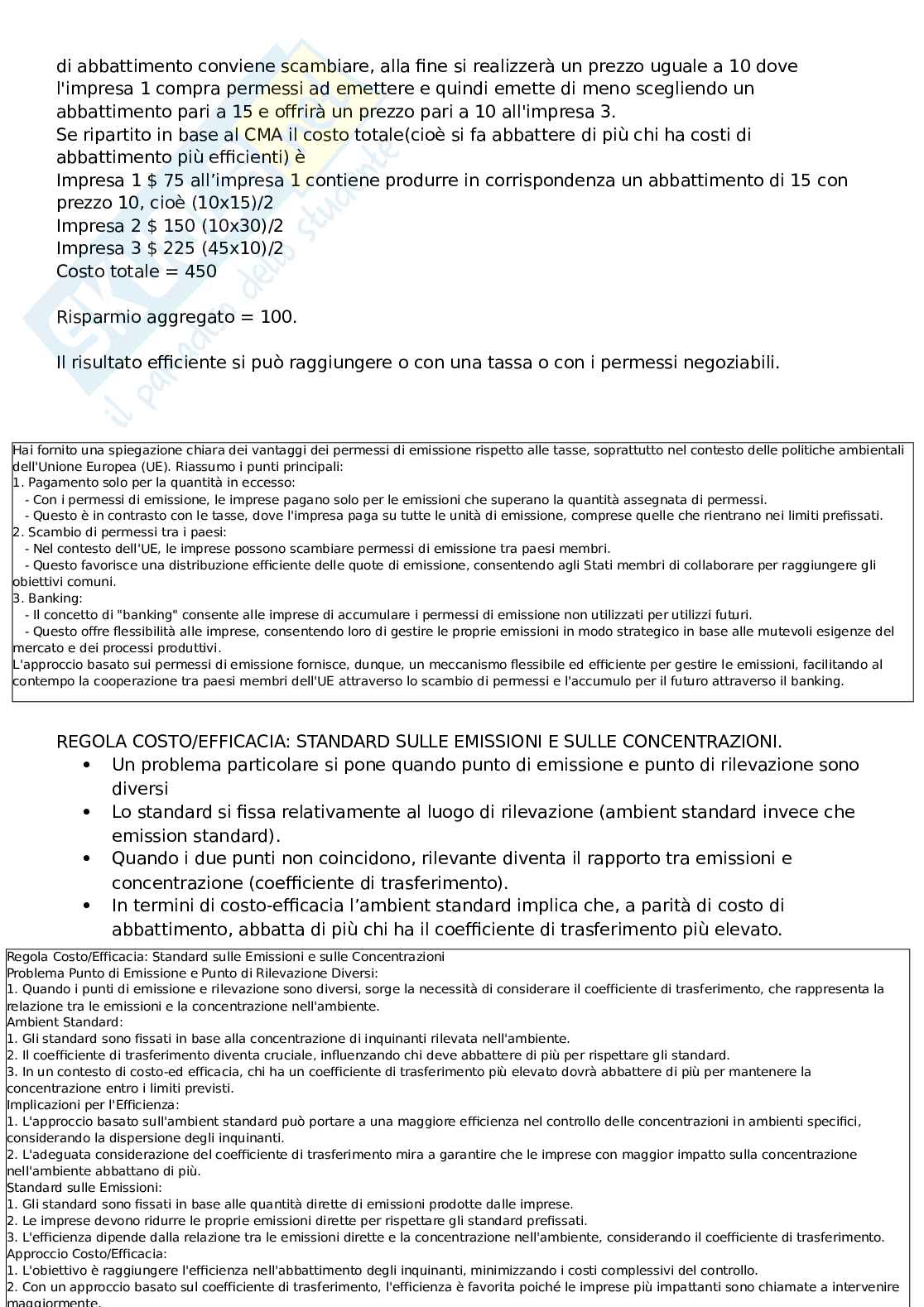 Politica economica ambientale Pag. 51