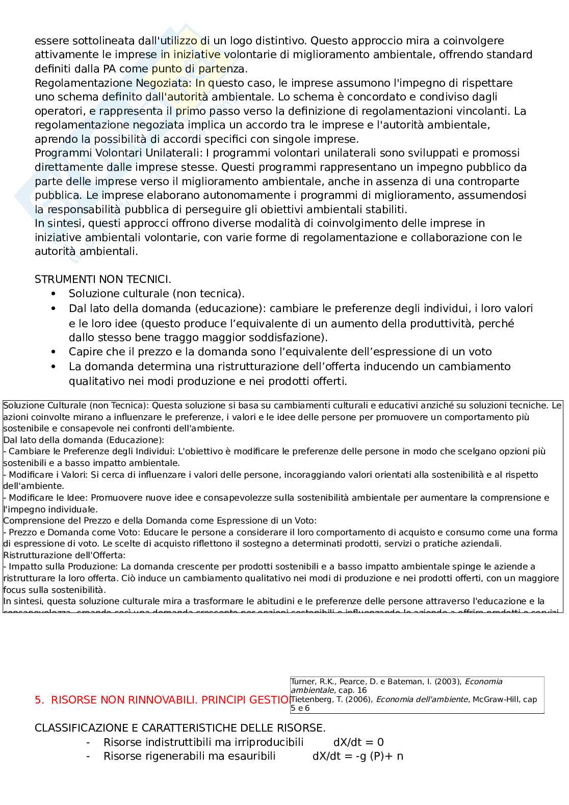 Politica economica ambientale Pag. 56