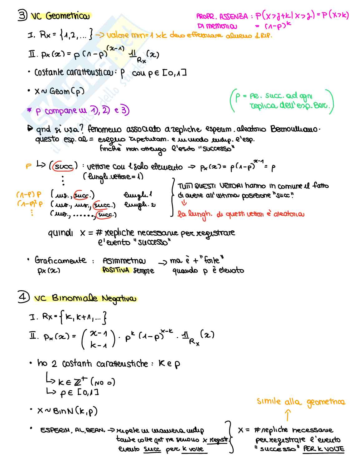 Statistica - Appunti parte 1 Pag. 6