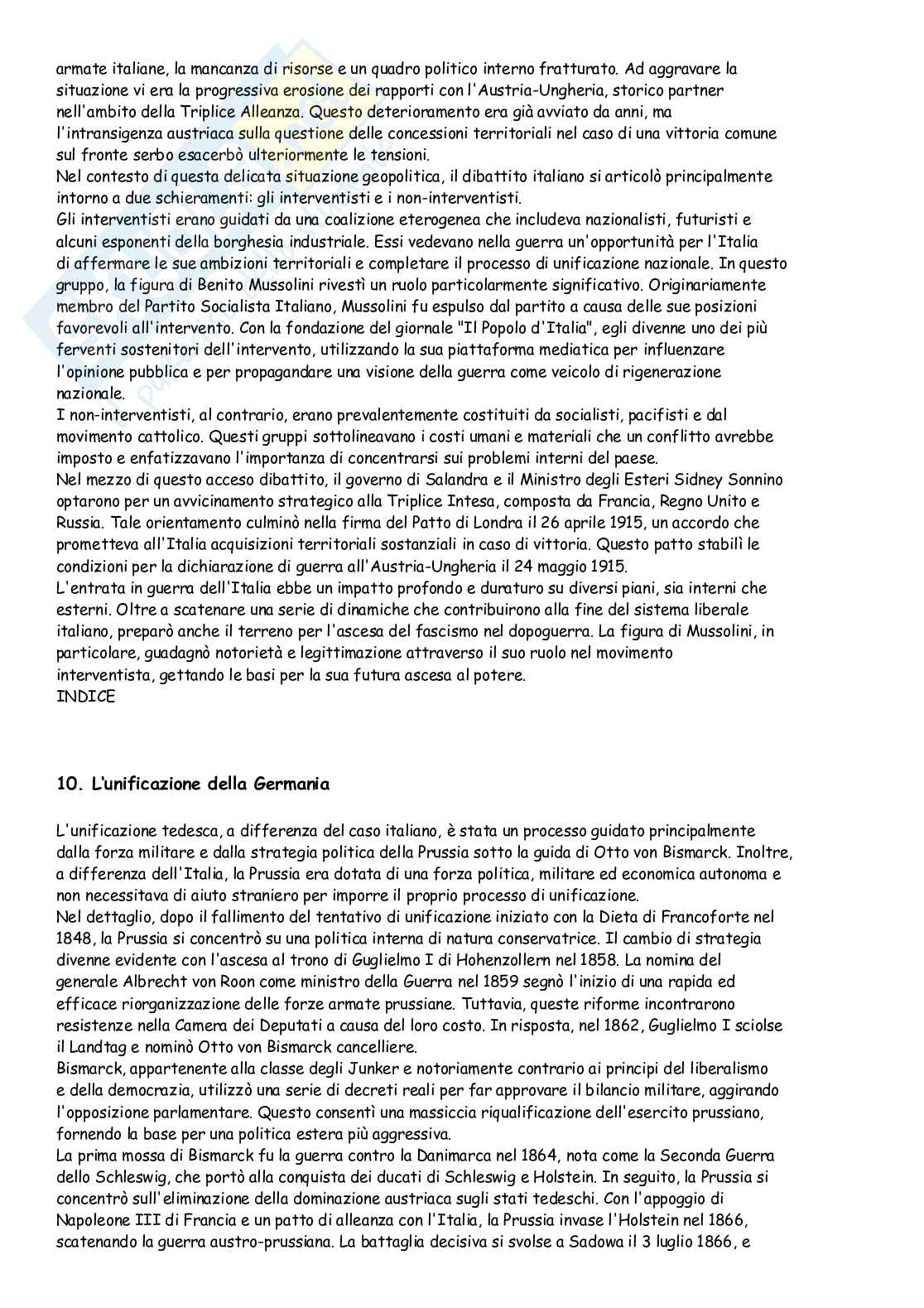 Domande e risposte di Storia contemporanea Pag. 11