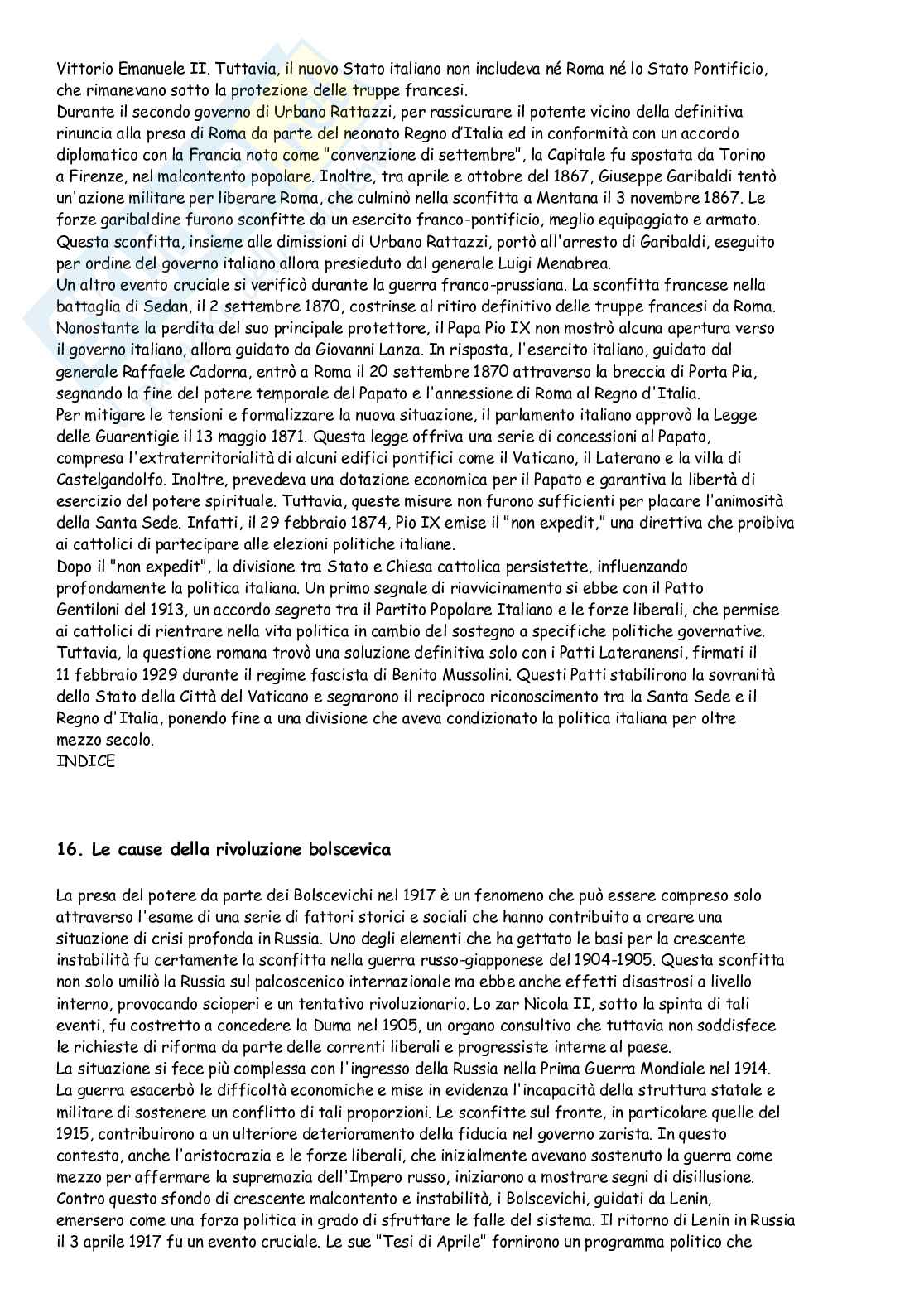 Domande e risposte di Storia contemporanea Pag. 16