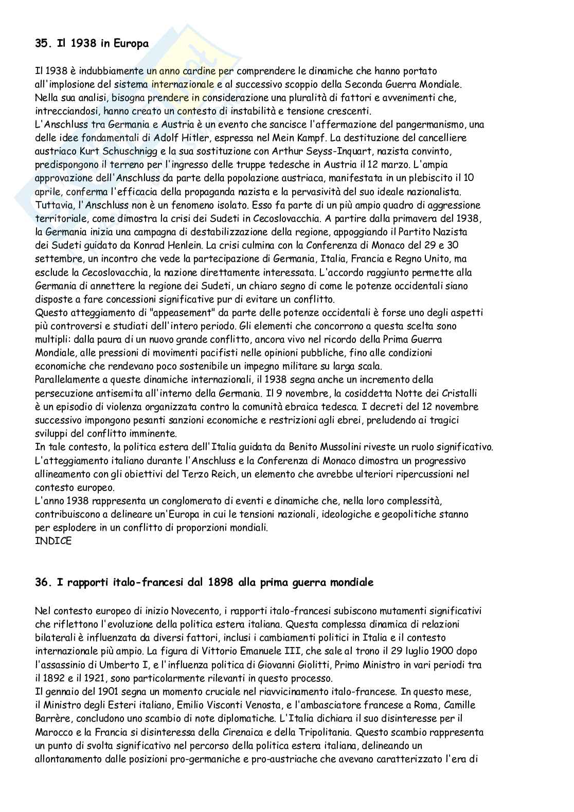 Domande e risposte di Storia contemporanea Pag. 31