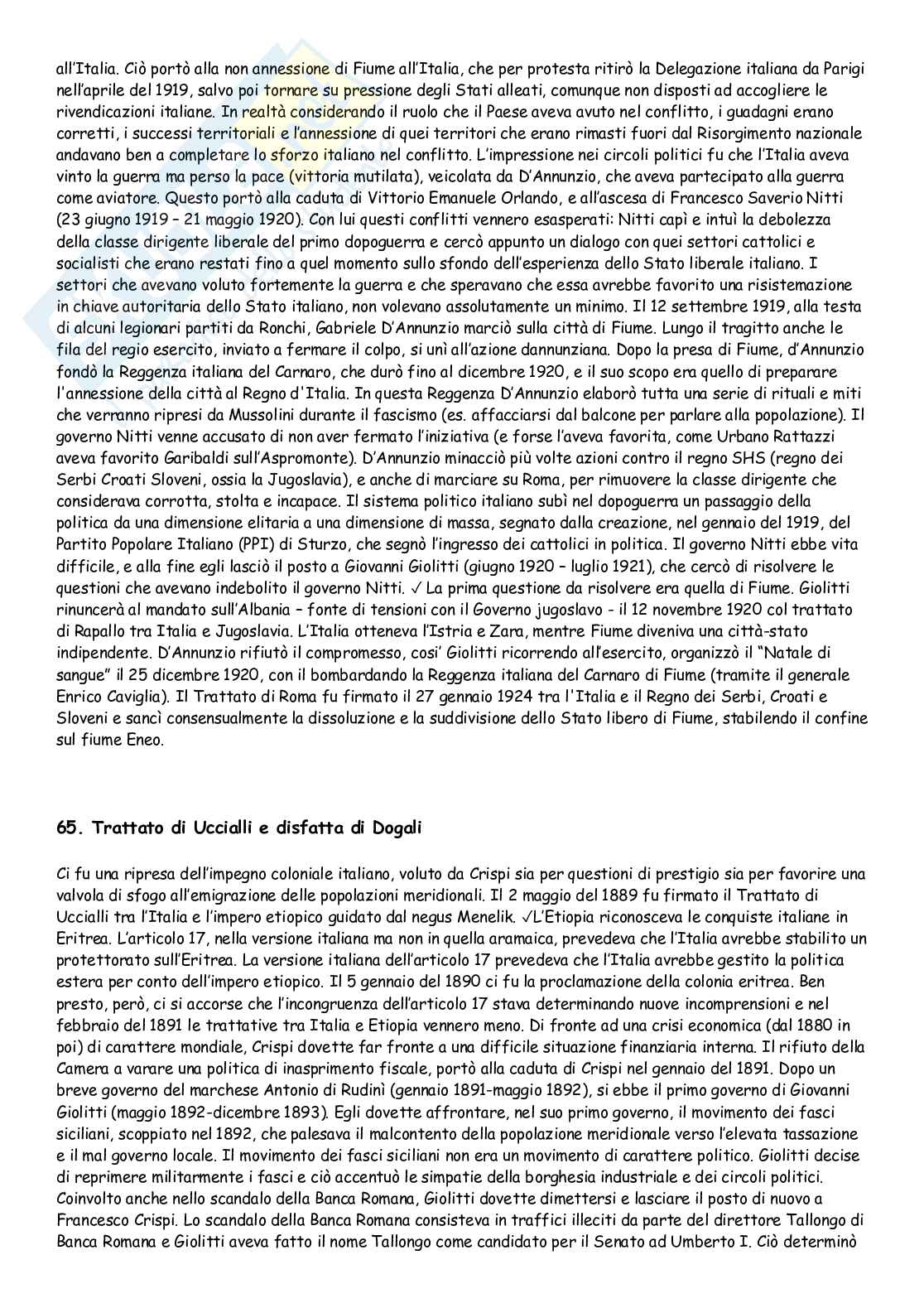 Domande e risposte di Storia contemporanea Pag. 56