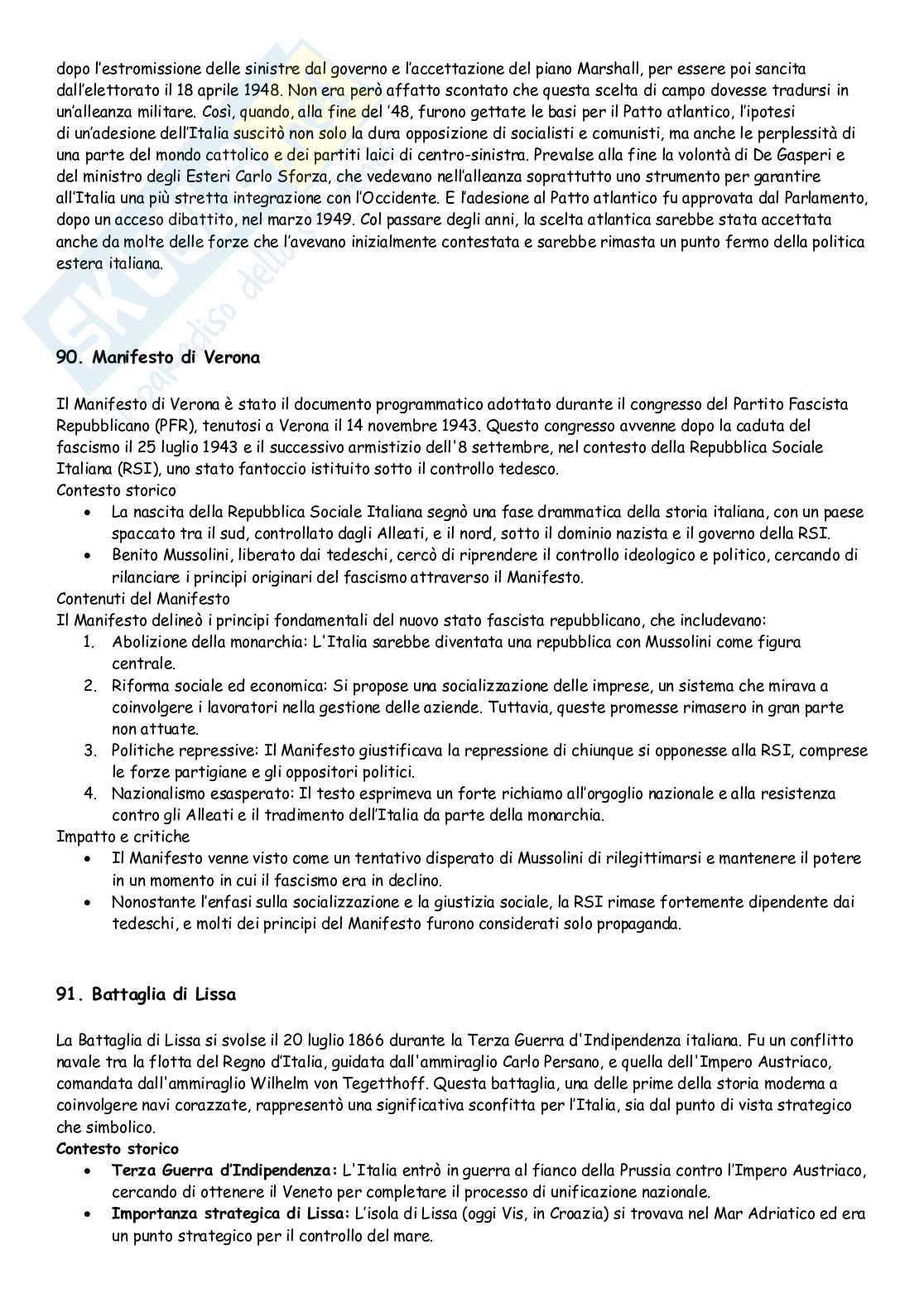 Domande e risposte di Storia contemporanea Pag. 76