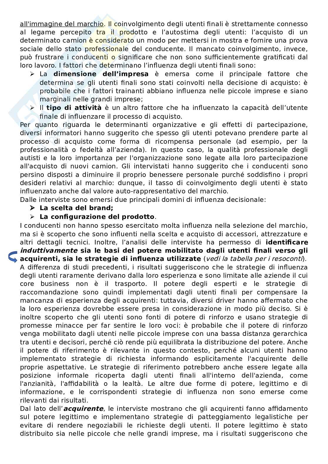Marketing avanzato - Appunti parte B2B Pag. 41