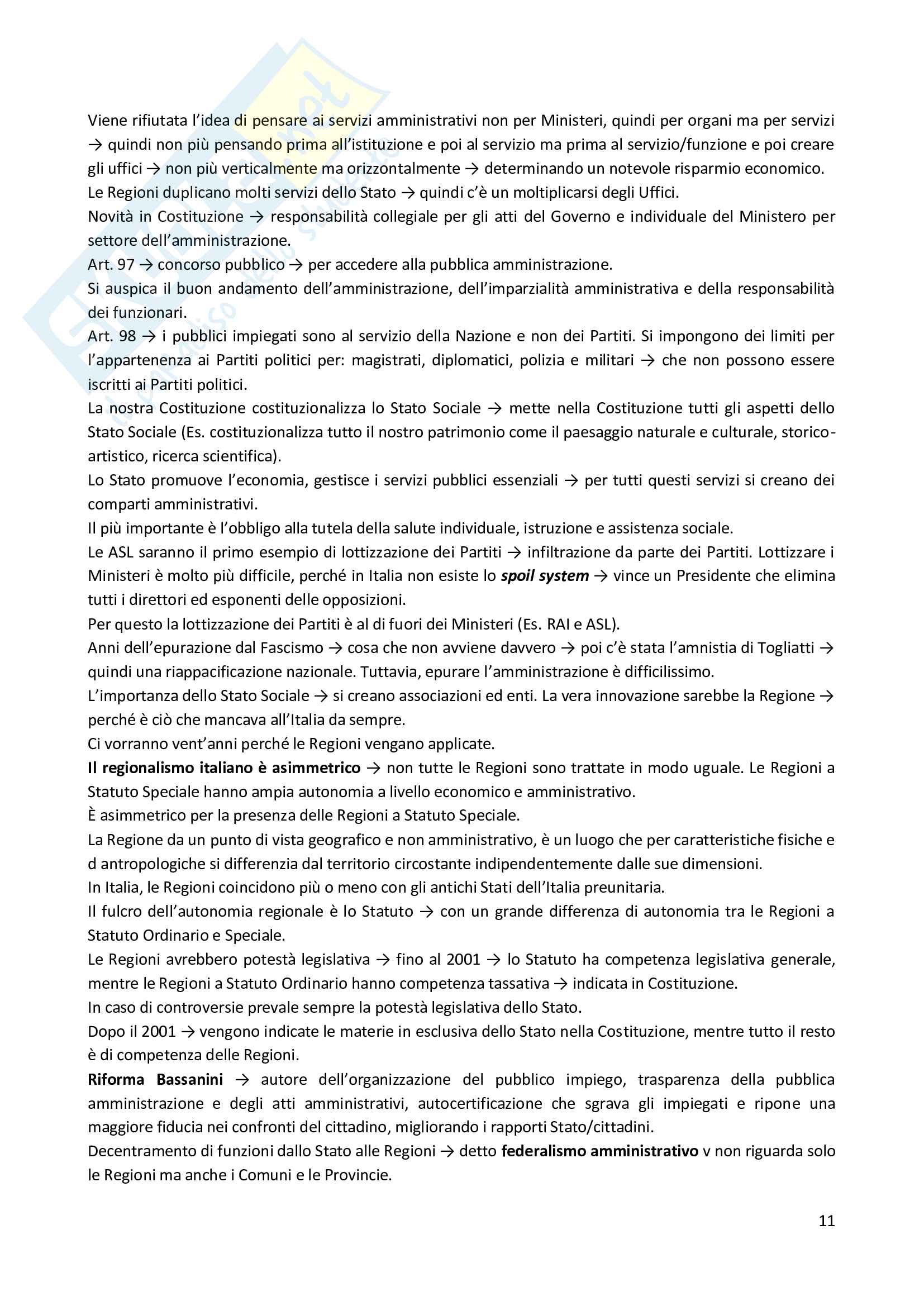 Appunti di Storia delle istituzioni pubbliche comparate Pag. 11
