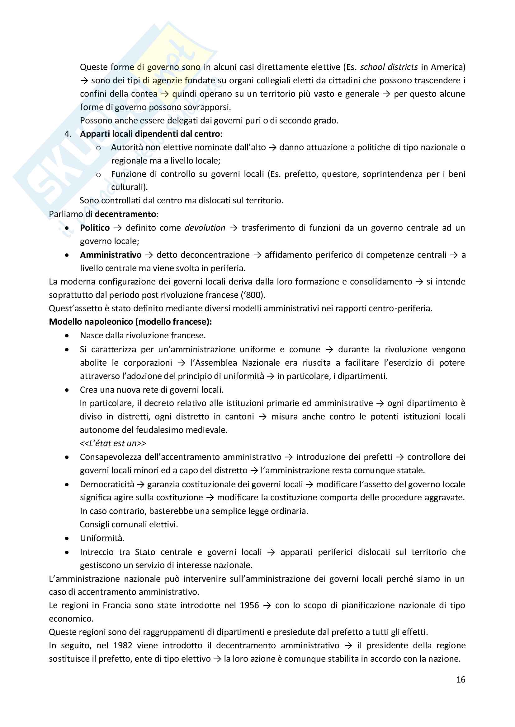Appunti di Storia delle istituzioni pubbliche comparate Pag. 16