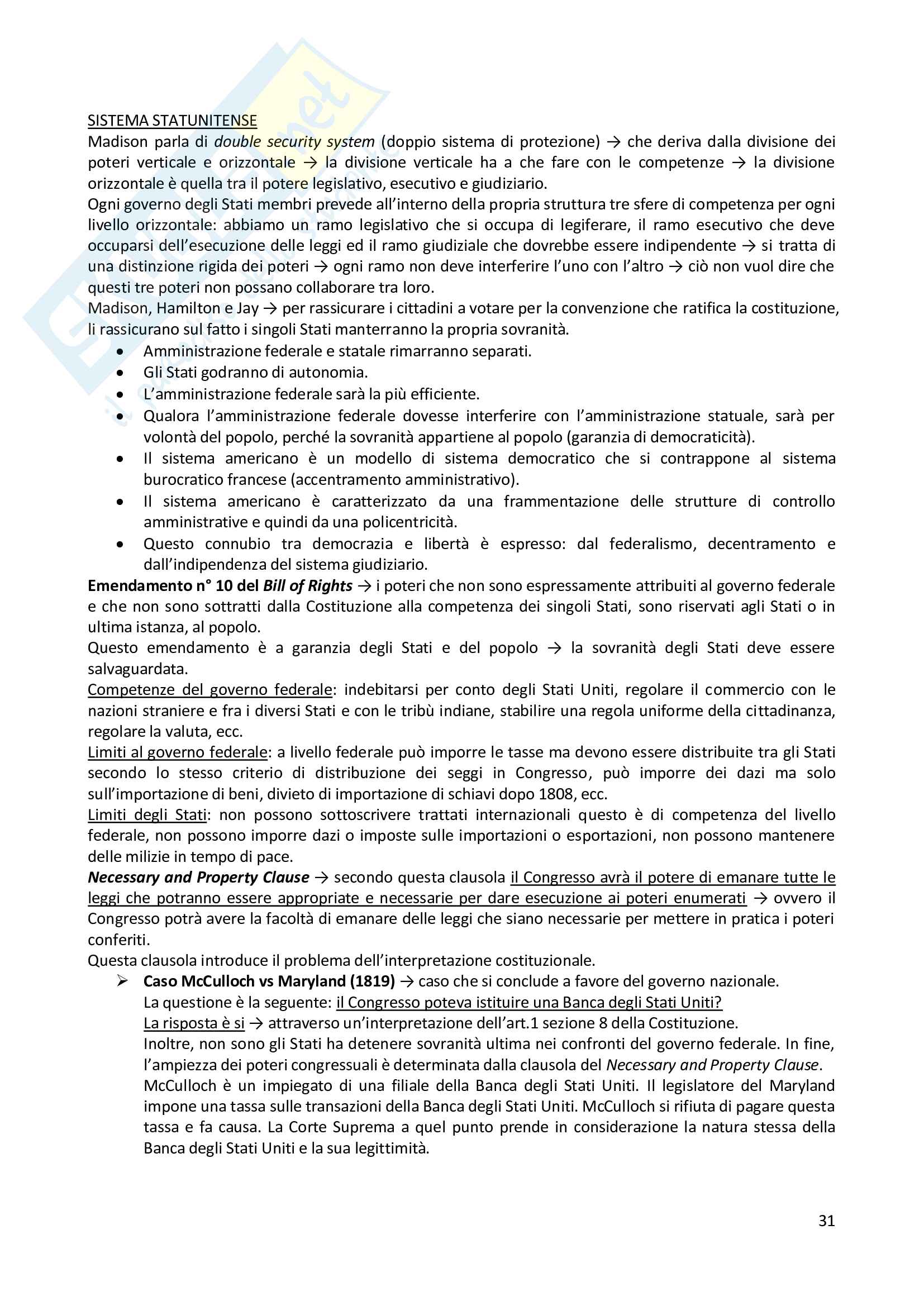 Appunti di Storia delle istituzioni pubbliche comparate Pag. 31