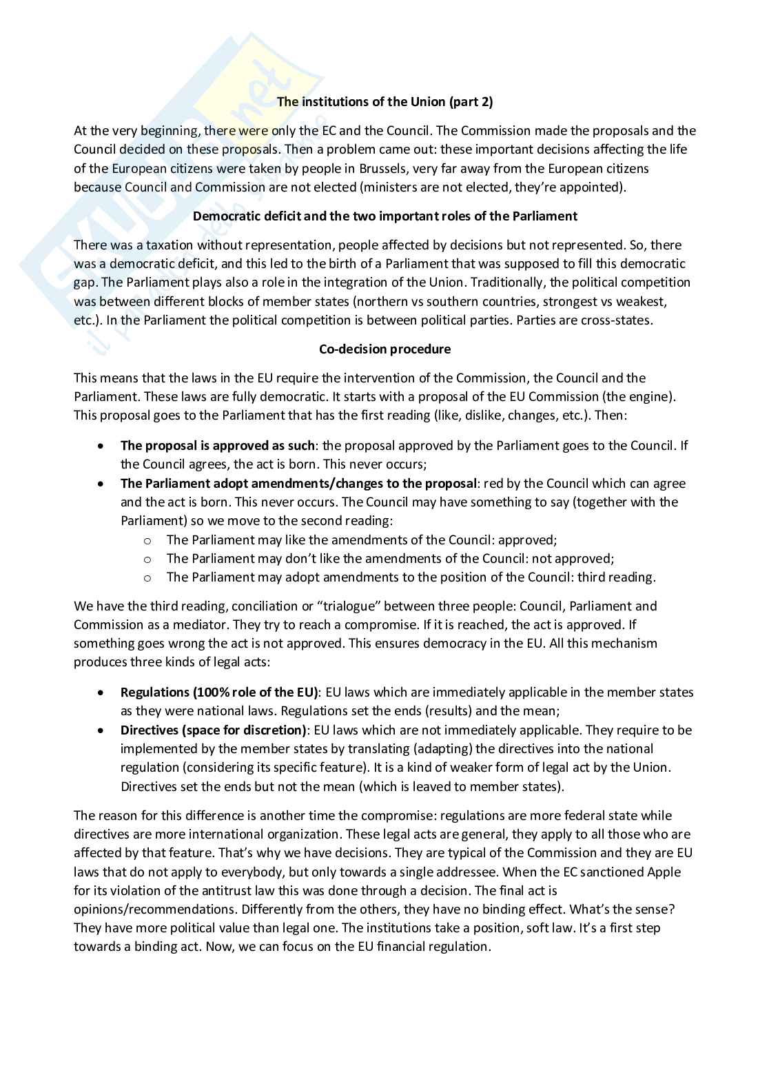 Principles of financial regulation - Appunti completi (ENG) Pag. 26