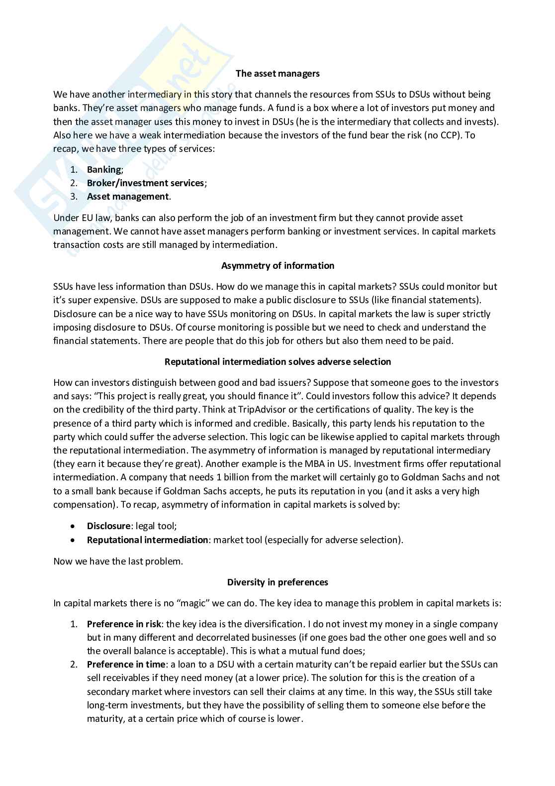 Principles of financial regulation - Appunti completi (ENG) Pag. 6