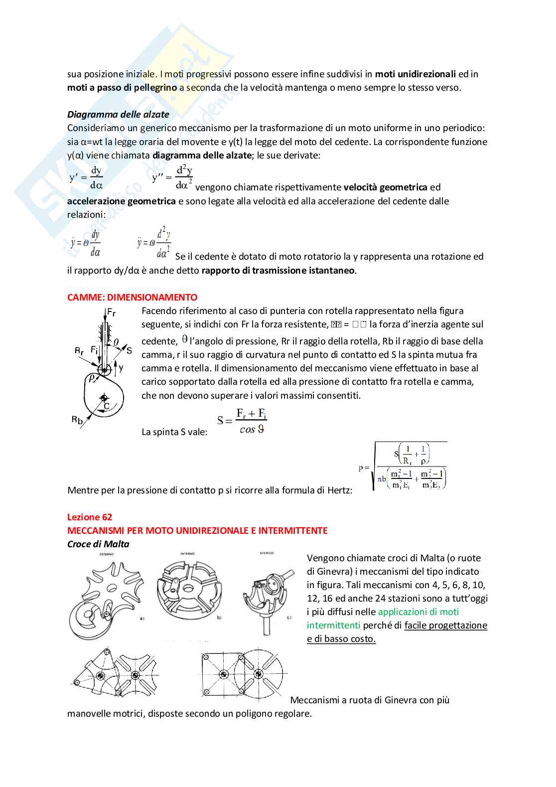 Lezioni di Meccanica applicata Pag. 81