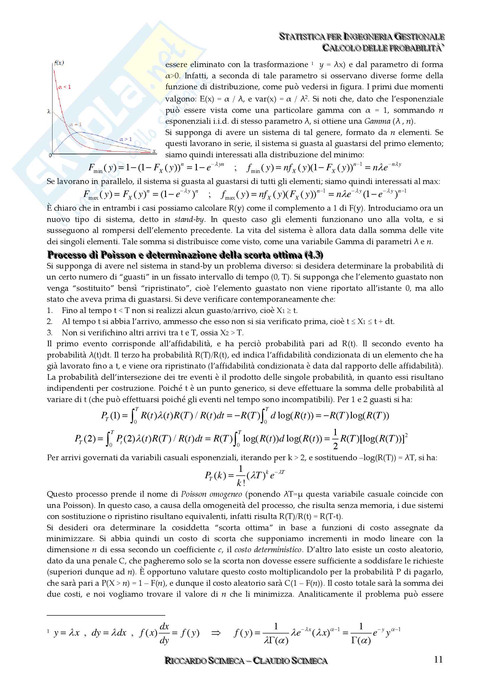 Riassunto esame Statistica, prof. Lombardo, libro consigliato MatMix - Probabilità e Statistica per ingegneri, Alberto Lombardo Pag. 16