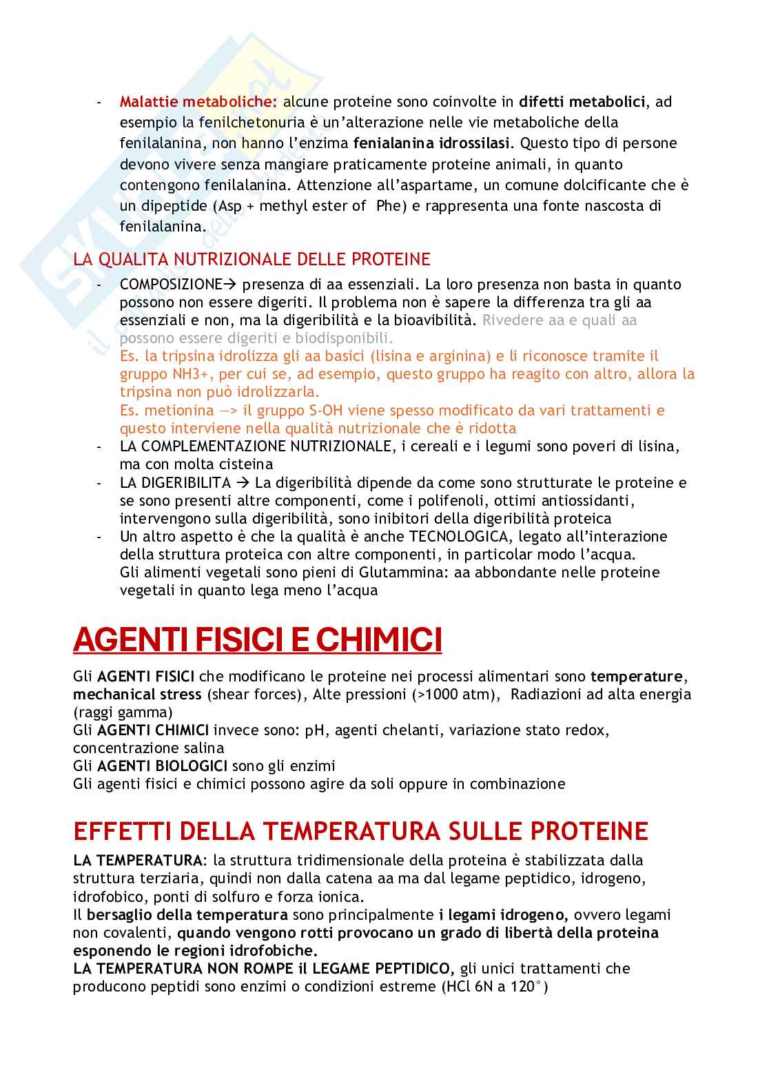 Biochimica degli alimenti e della nutrizione  Pag. 2