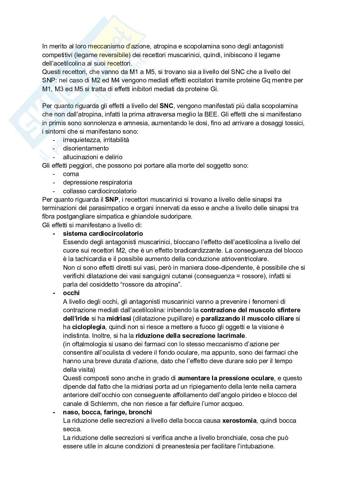 Appunti di Farmacognosia completi per preparazione esame  Pag. 11