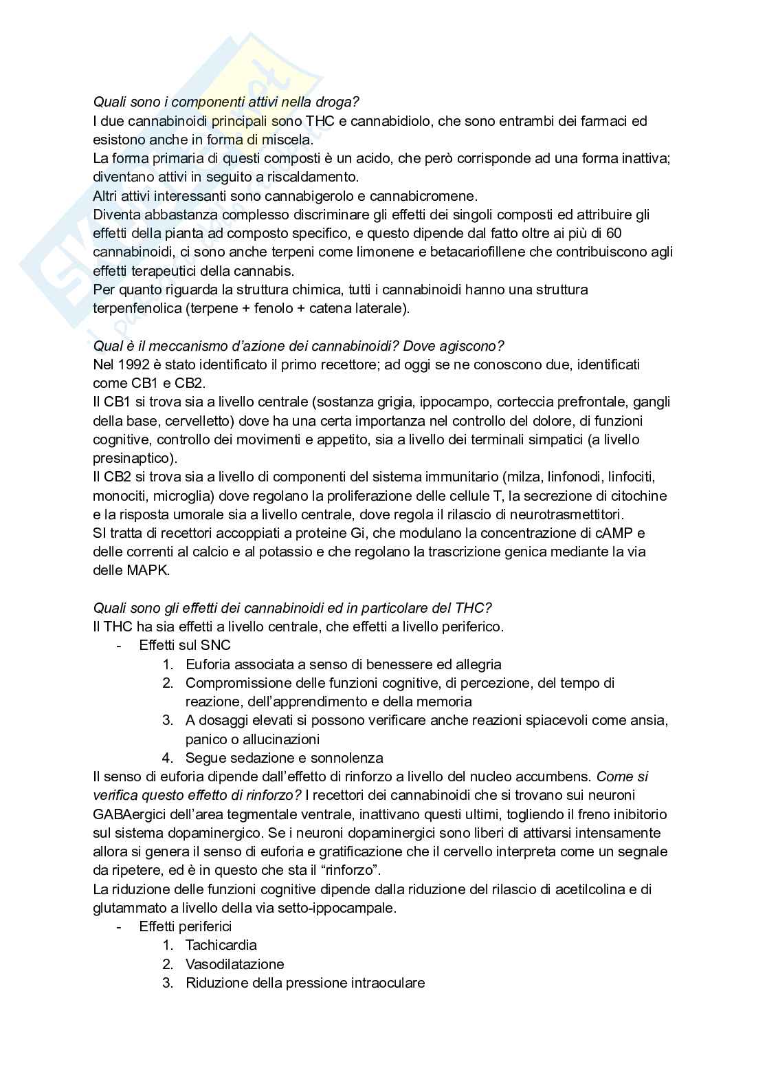Appunti di Farmacognosia completi per preparazione esame  Pag. 51