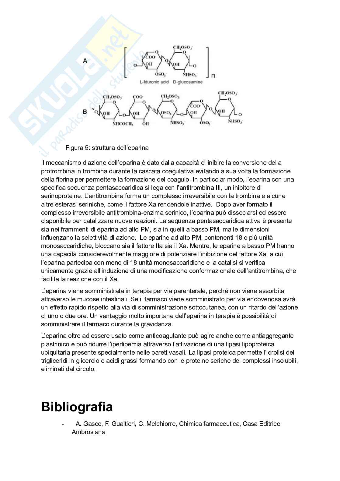 Riassunto esame Chimica farmaceutica ii, Prof. Marucci Gabriella, libro consigliato Chimica farmaceutica, Gasco, Gualtieri, Melchiorre Pag. 6