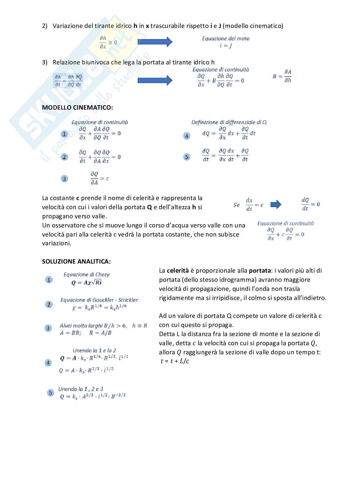 Relazioni esercitazioni idrologia e infrastrutture idrauliche Pag. 76