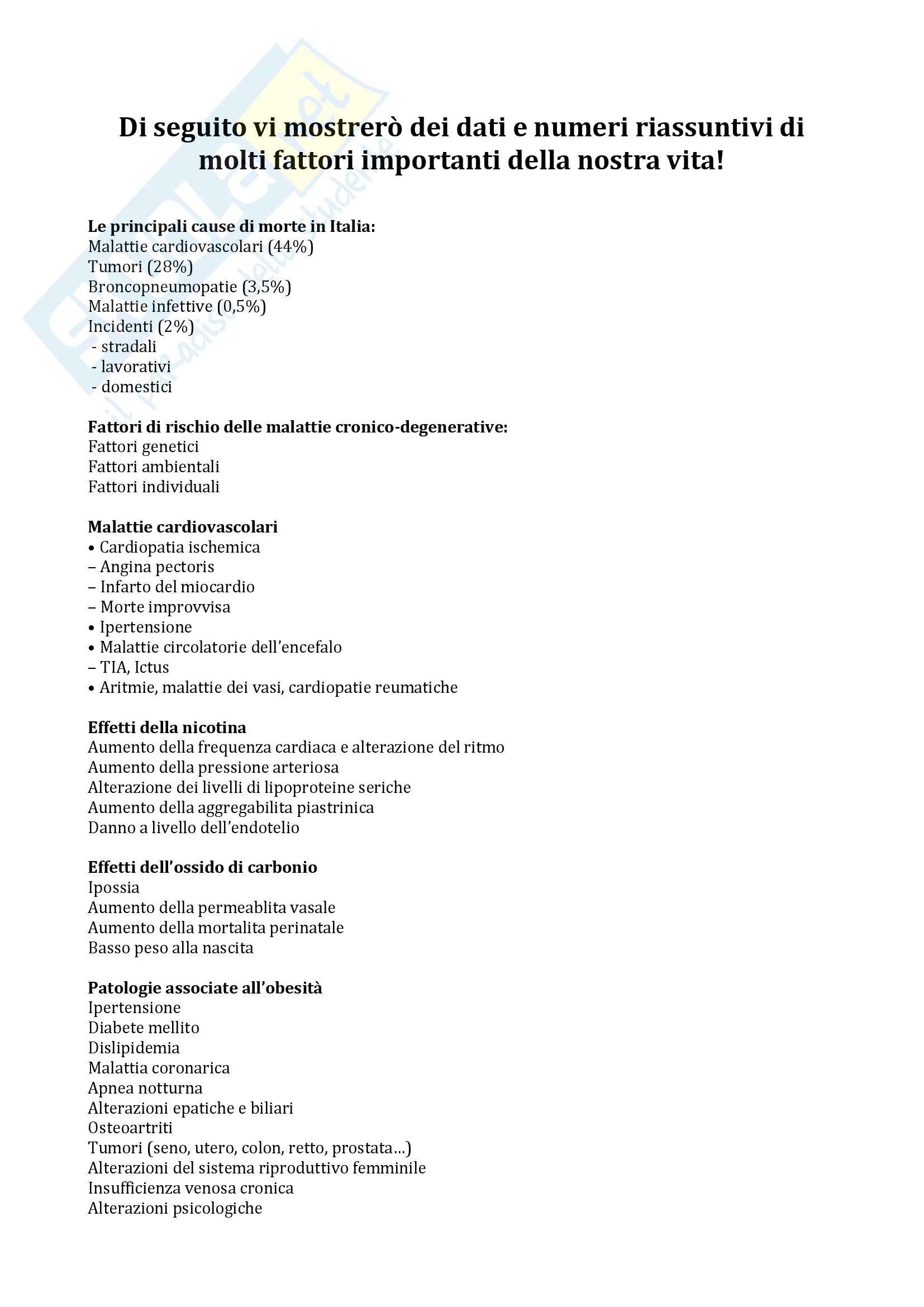 Igiene, prevenzione e doping, Igiene Pag. 11