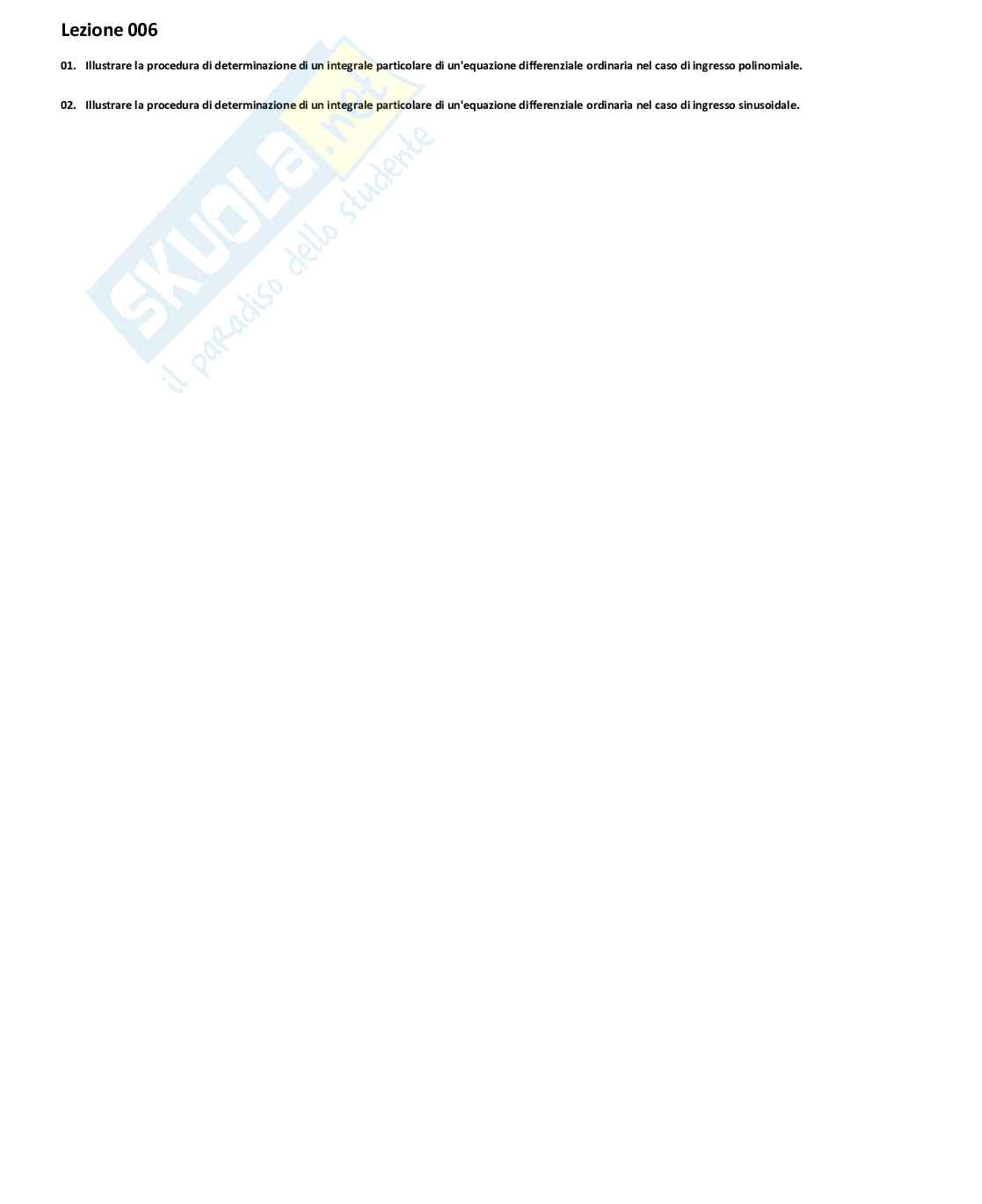 Paniere con risposte chiuse - Metodi e tecnologie di simulazione (2023/2024) Pag. 6