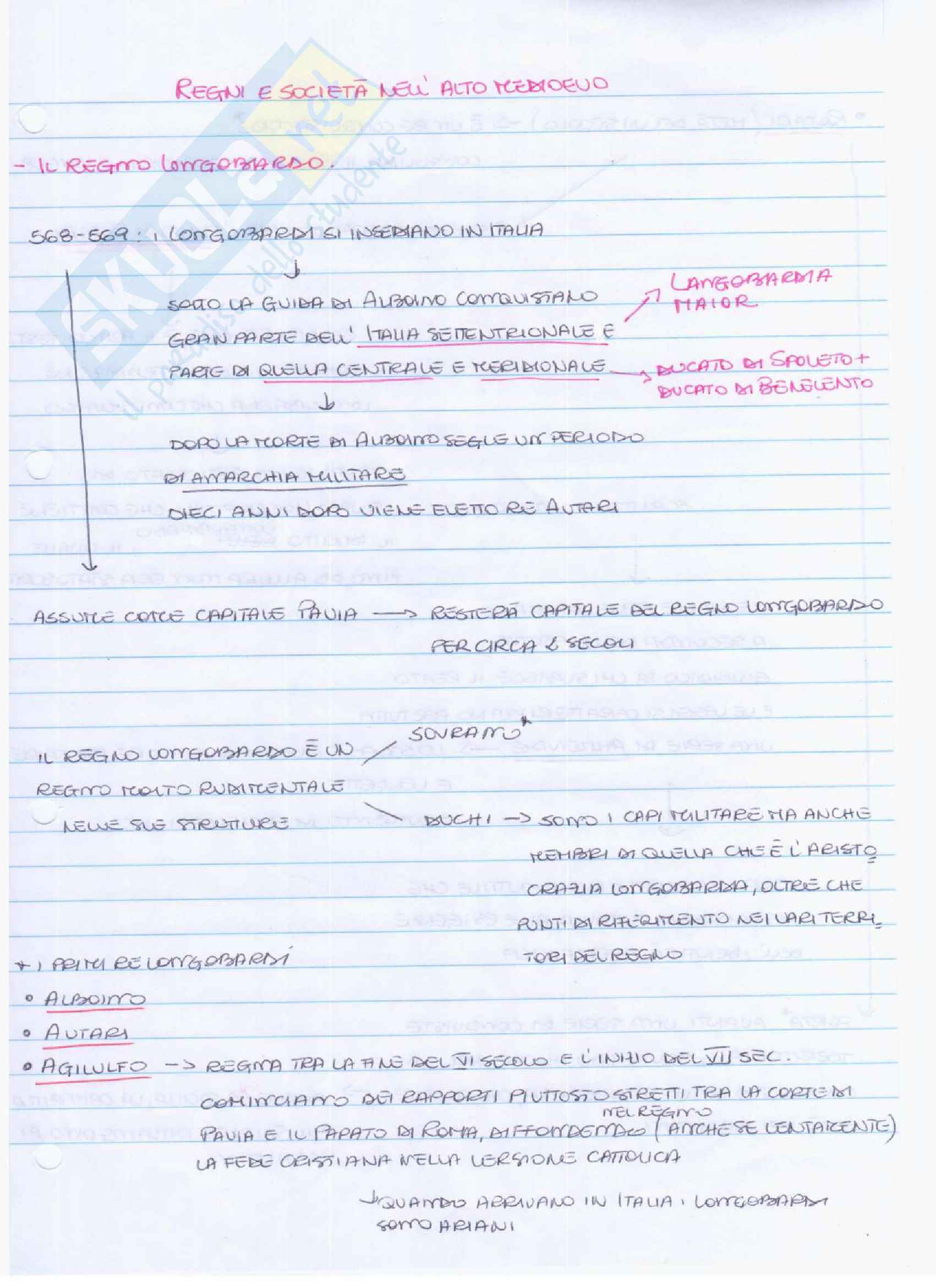 Storia Medievale. Pag. 21