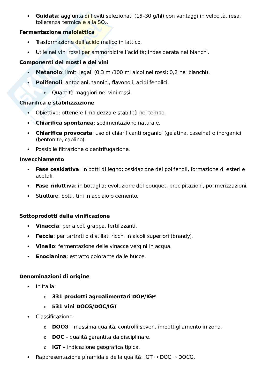 Chimica degli alimenti: appunti schematici Pag. 21