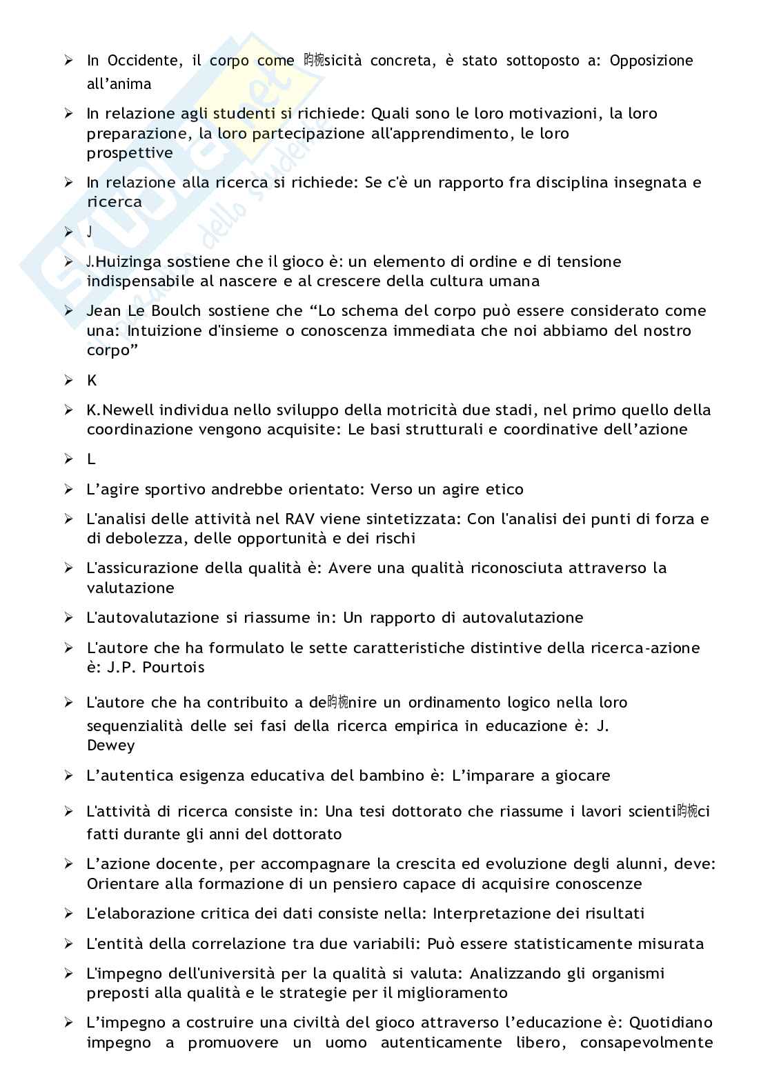 Pedagogia sperimentale  Pag. 11