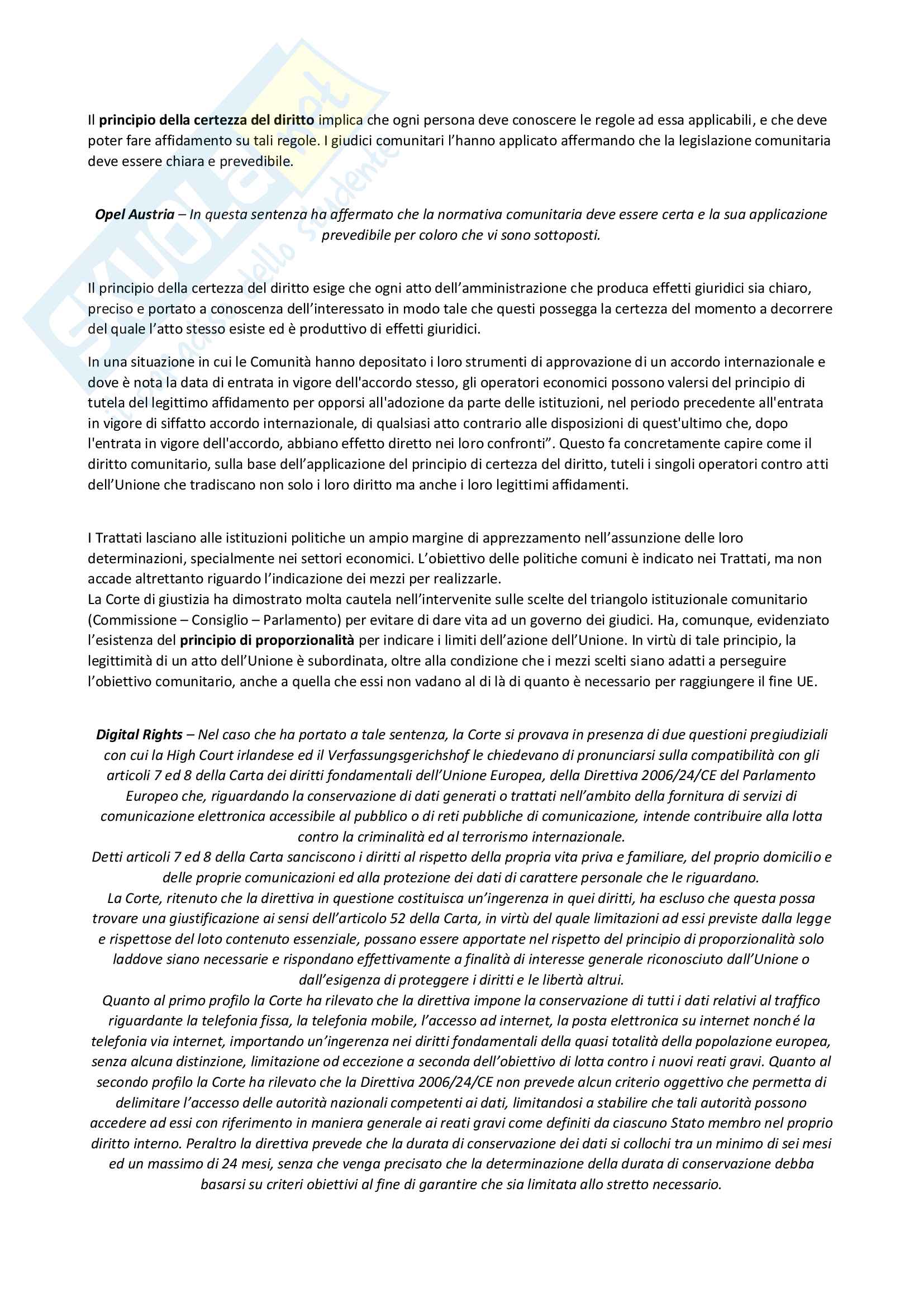 Diritto dell'Unione Europea Pag. 31