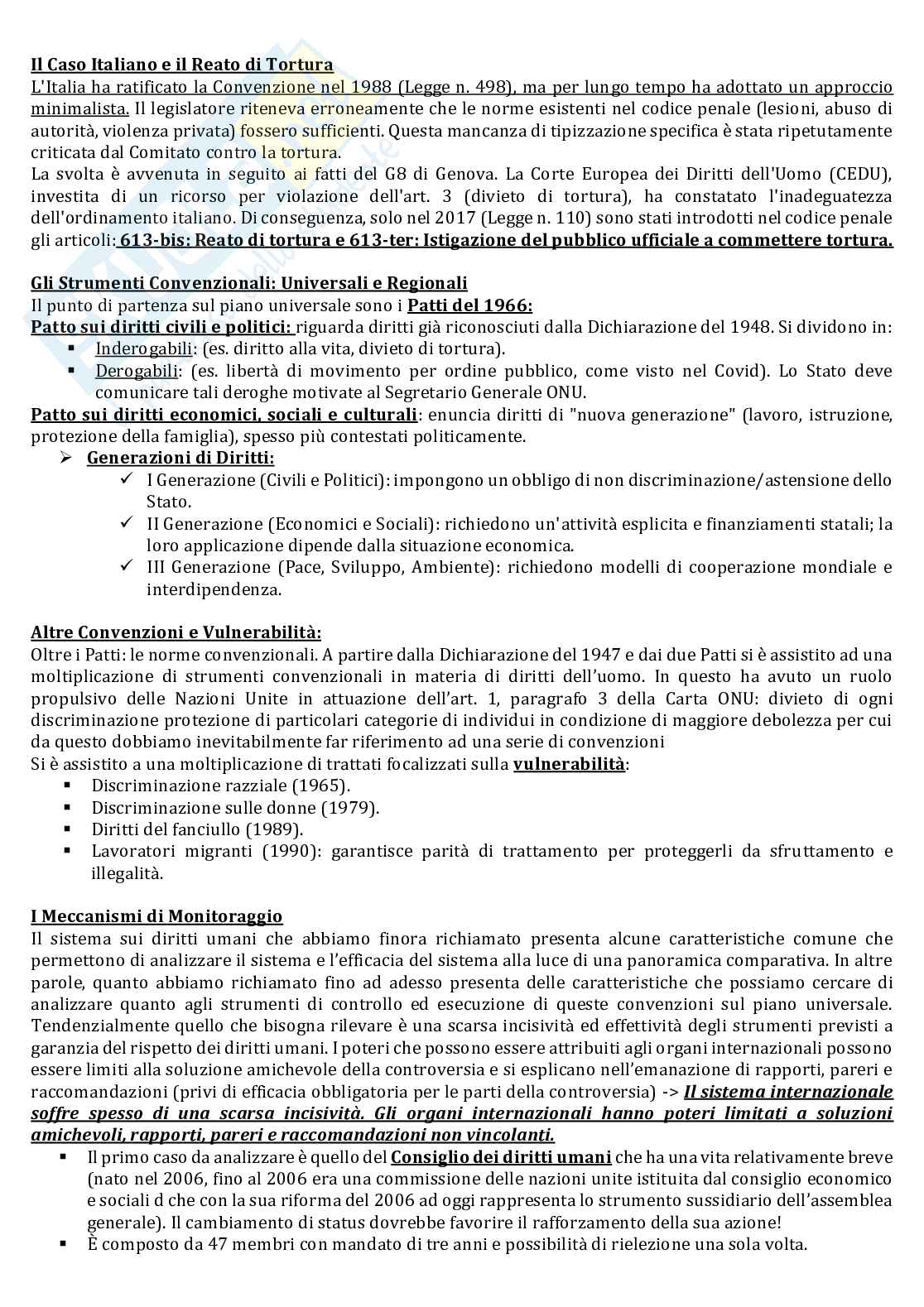 Riassunto esame Diritto delle organizzazioni internazionali, Prof. Caracciolo Antonia, libro consigliato Diritto internazionale, parte speciale , Laenza, Caracciolo Pag. 16