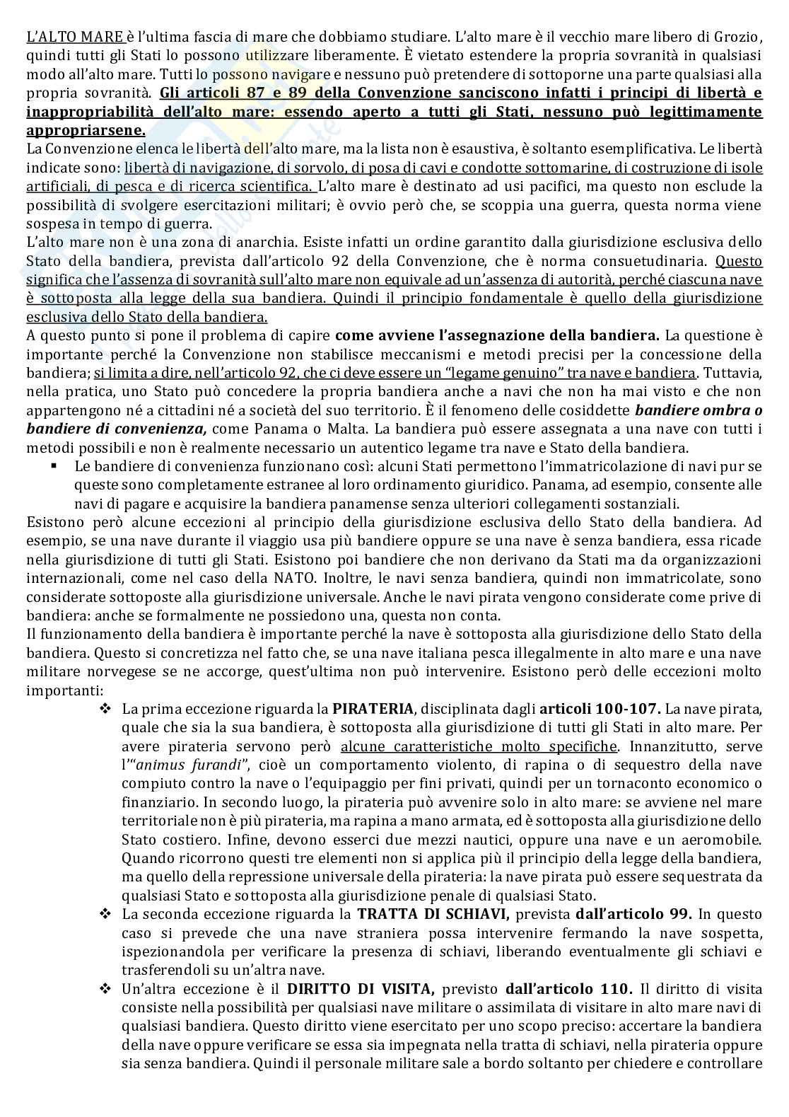 Riassunto esame Diritto delle organizzazioni internazionali, Prof. Caracciolo Antonia, libro consigliato Diritto internazionale, parte speciale , Laenza, Caracciolo Pag. 41