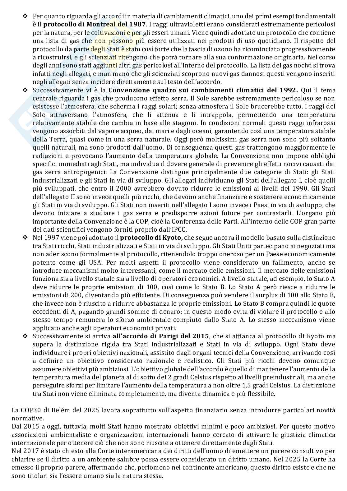 Riassunto esame Diritto delle organizzazioni internazionali, Prof. Caracciolo Antonia, libro consigliato Diritto internazionale, parte speciale , Laenza, Caracciolo Pag. 46