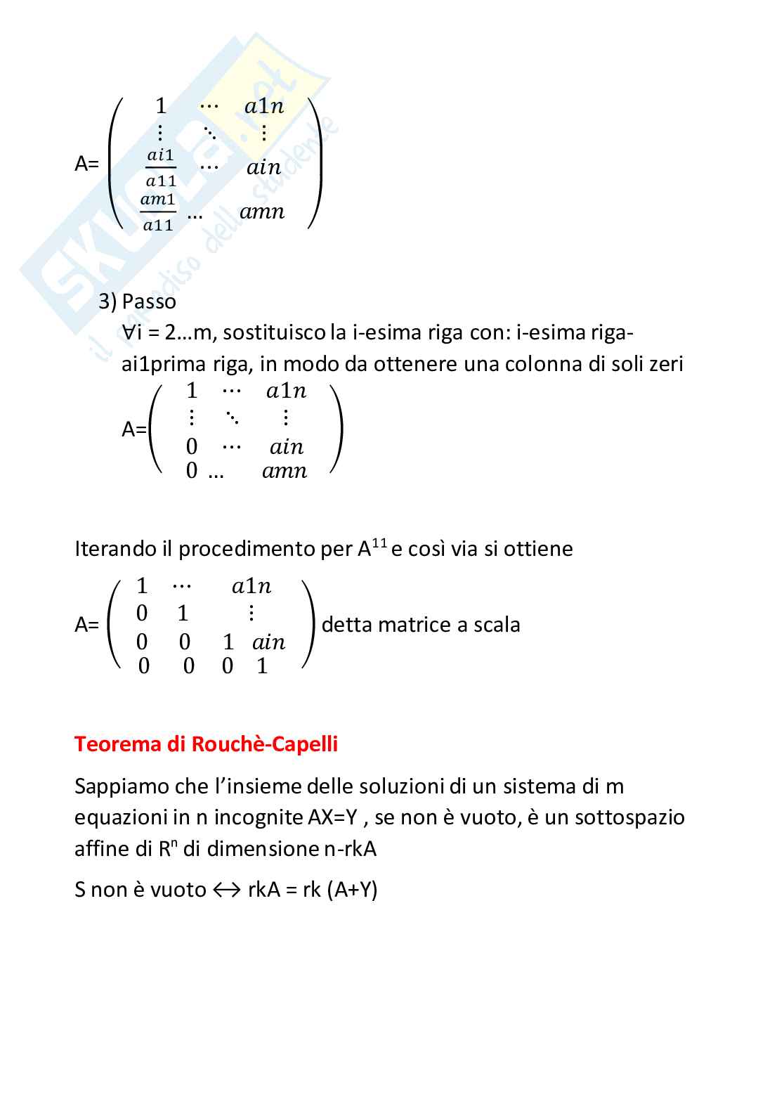 Algebra e geometria Pag. 21