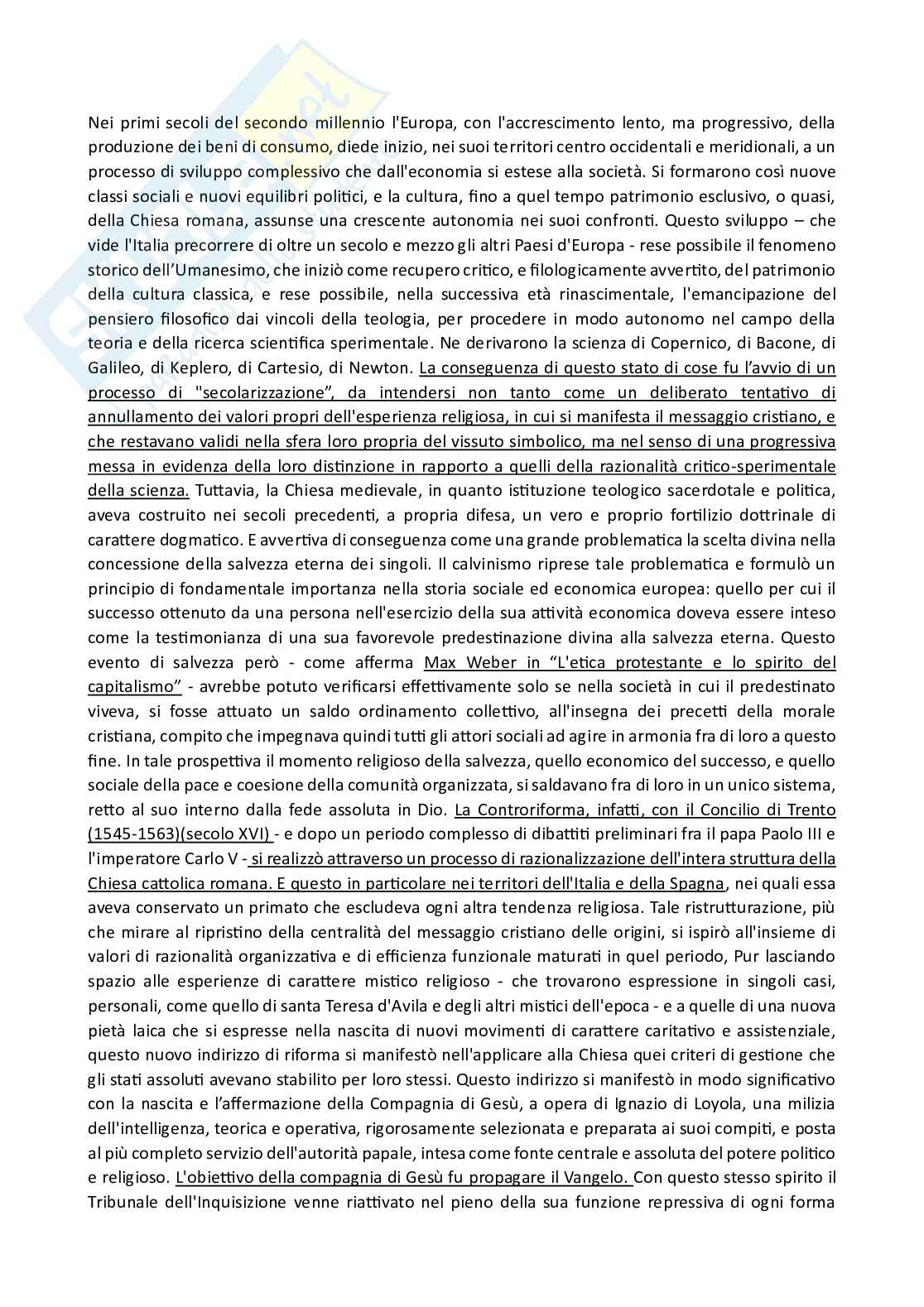 Storia sociale  Pag. 36