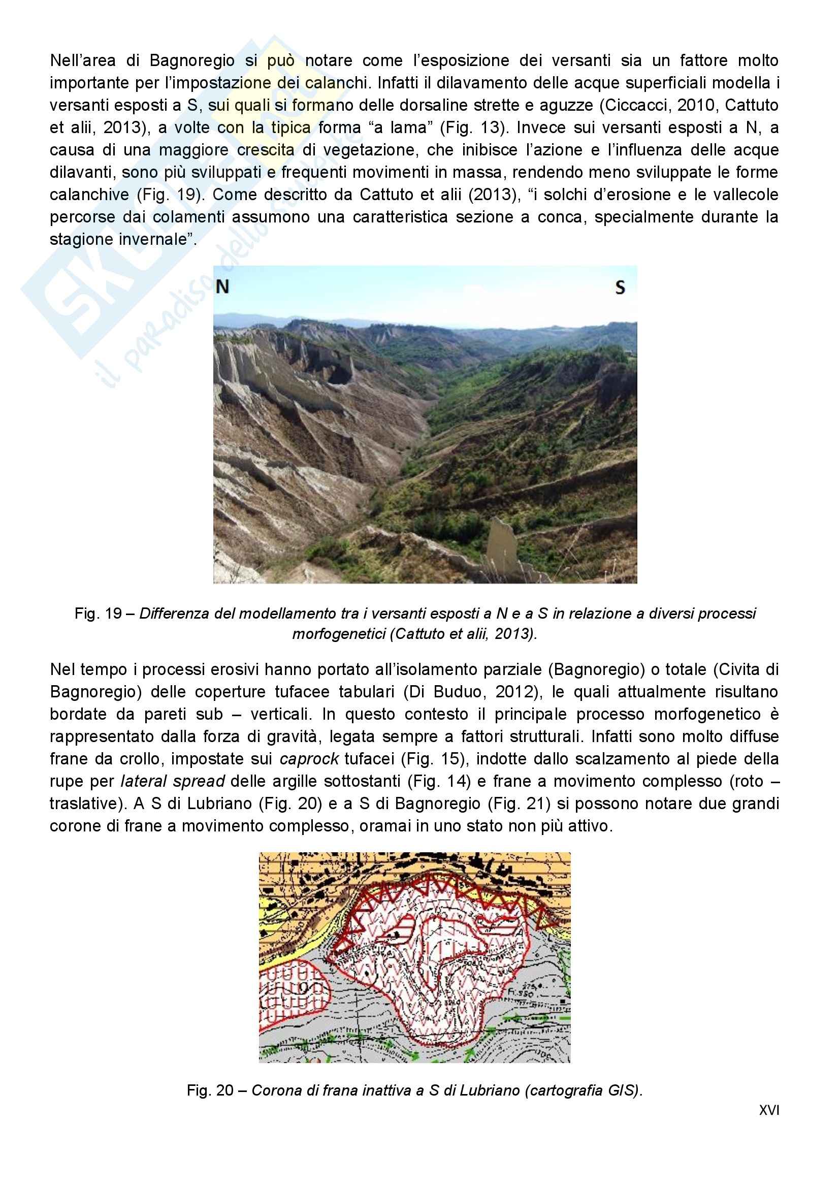 Gemorfologia , Relazione Civita di Bagnoregio (VT) - Tesi Pag. 16