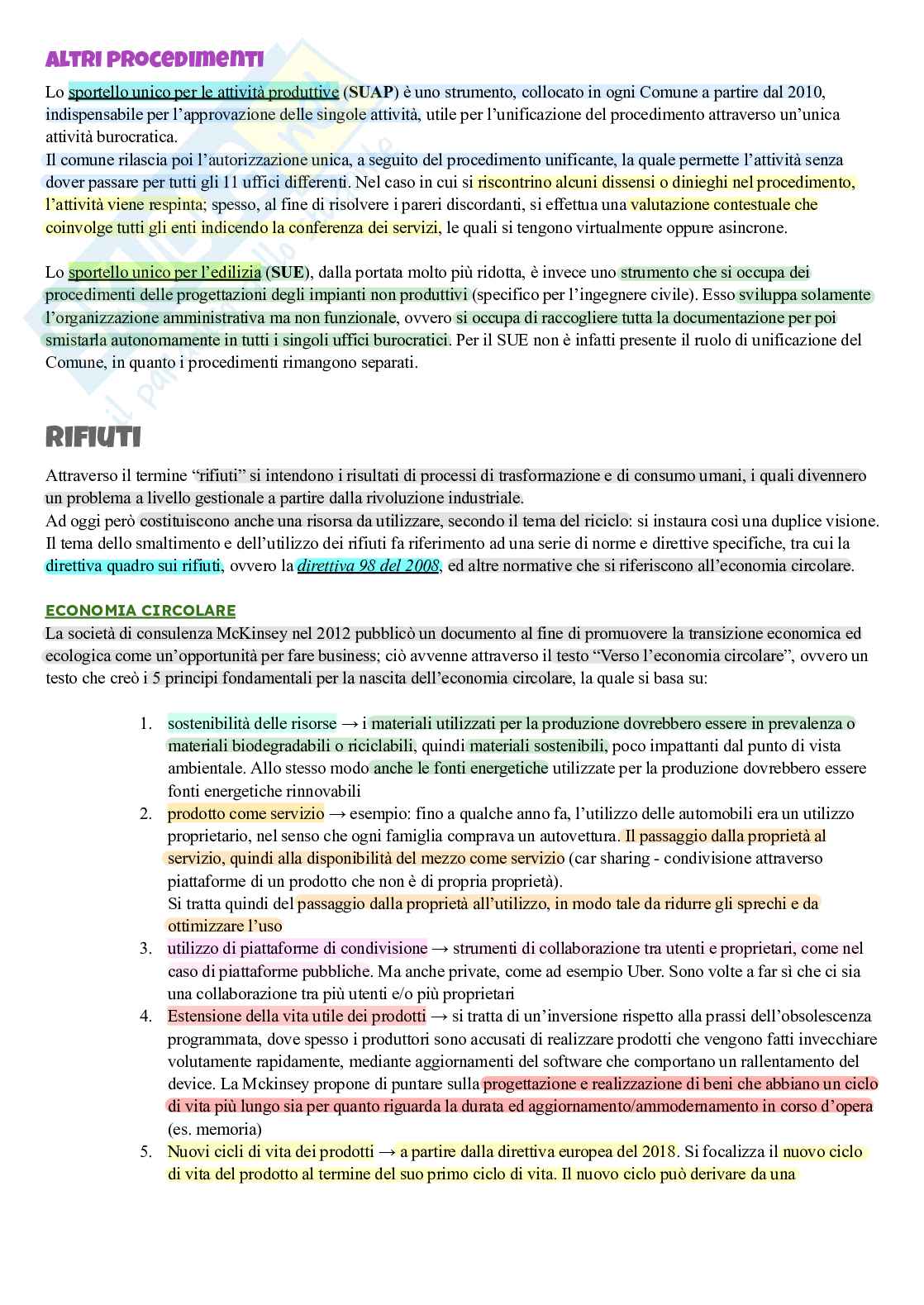 Elementi di diritto dell’ambiente Pag. 6
