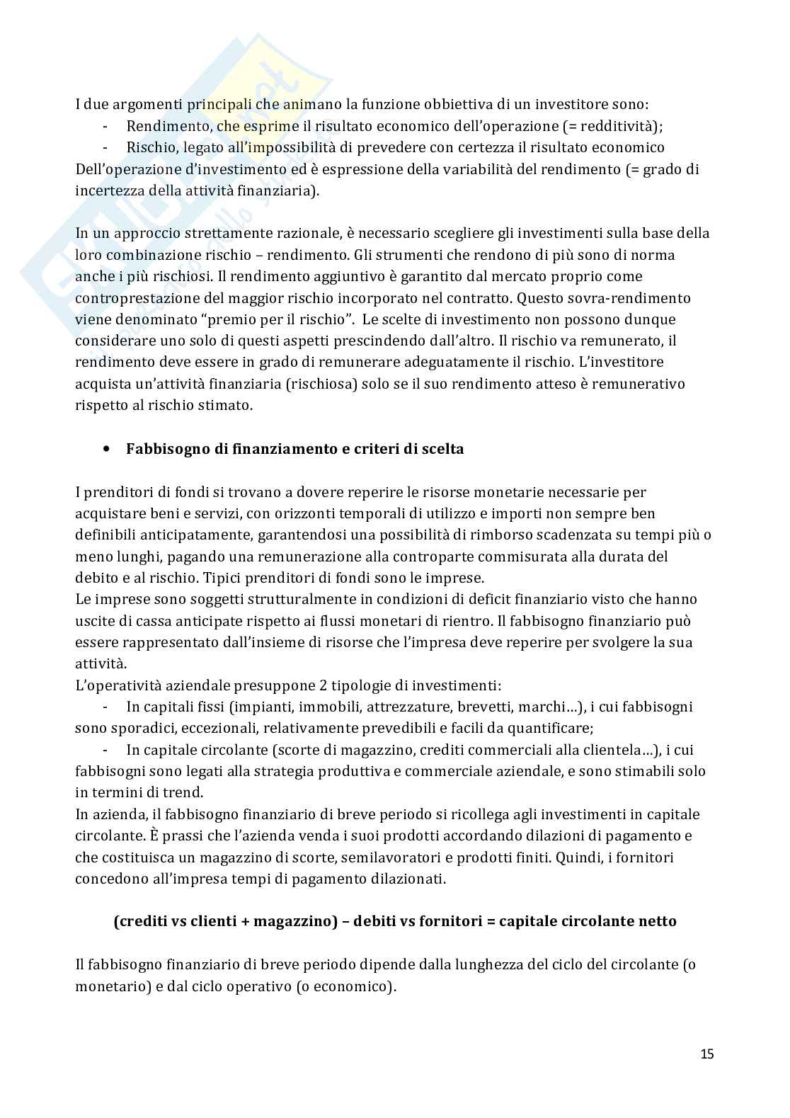 Appuni Economia degli intermediari finanziari Pag. 16