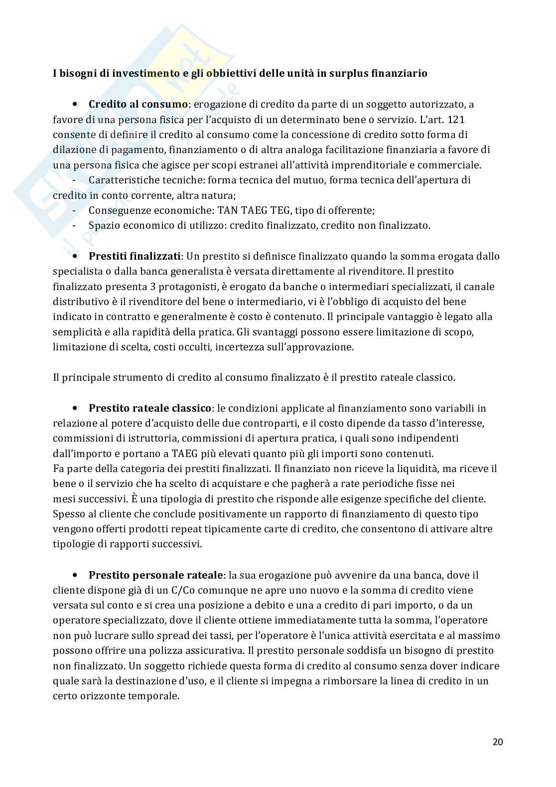 Appuni Economia degli intermediari finanziari Pag. 21